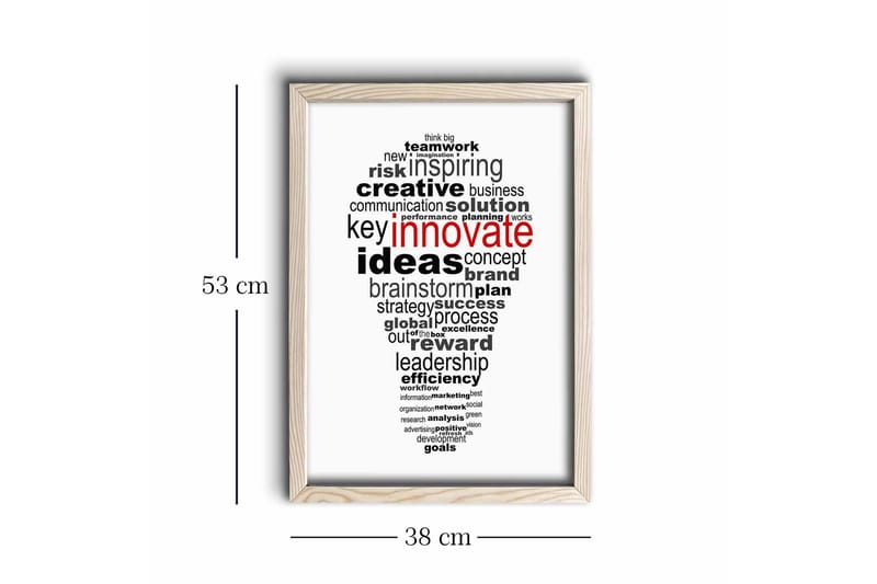 Seinäkoriste Kehystetty MDF Maalaus - Sisustustuotteet - Taulu & taide - Canvas-taulu