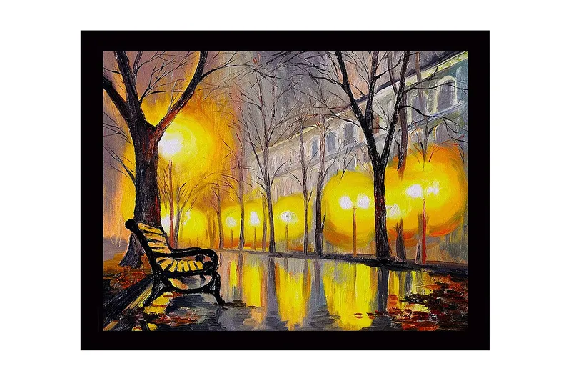 Seinäkoriste Kehystetty MDF Maalaus, undefined