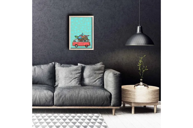 Seinäkoriste Kehystetty MDF Maalaus, undefined