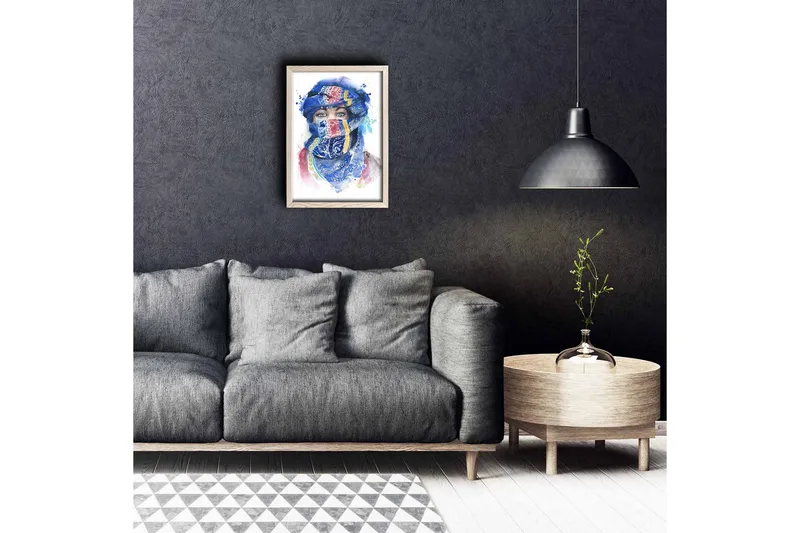 Seinäkoriste Kehystetty MDF Maalaus, undefined