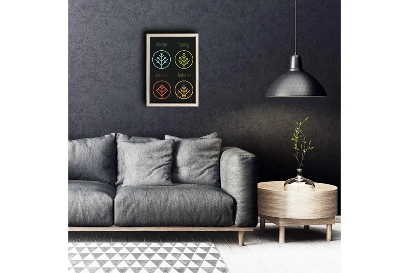 Seinäkoriste Kehystetty MDF Maalaus, undefined