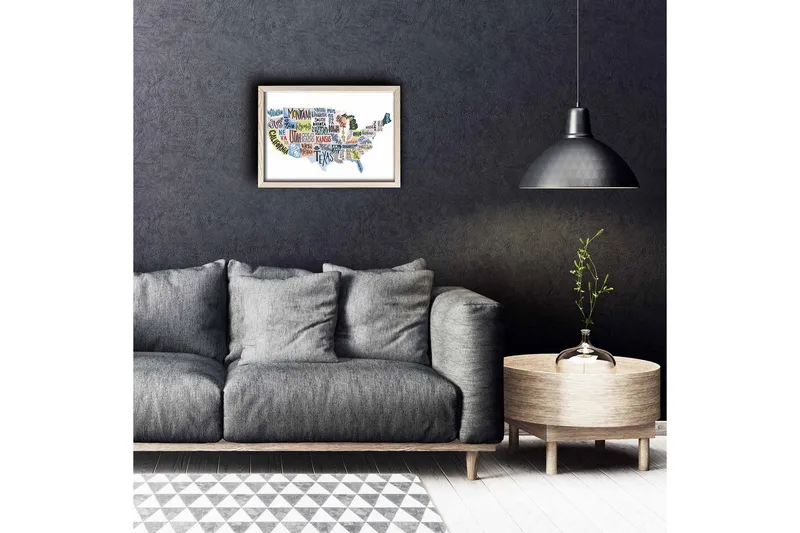 Seinäkoriste Kehystetty MDF Maalaus, undefined