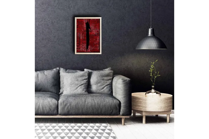 Seinäkoriste Kehystetty MDF Maalaus, undefined