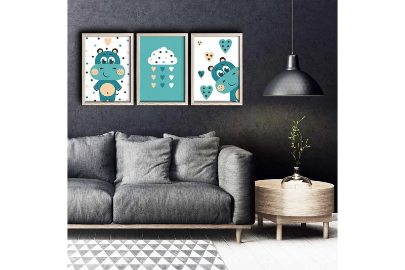 Seinäkoriste Kehystetty MDF Maalaus, undefined