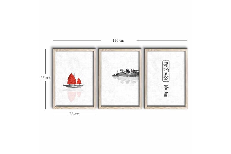 Seinäkoriste Kehystetty MDF Maalaus - Sisustustuotteet - Taulu & taide - Canvas-taulu