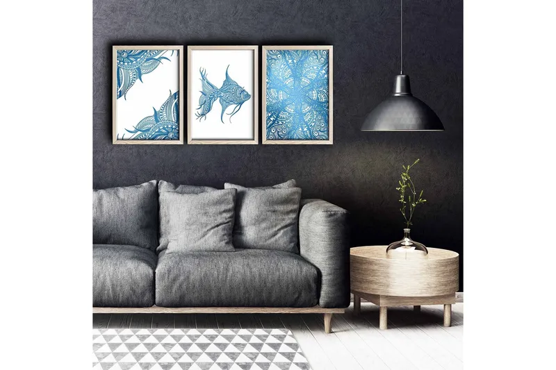 Seinäkoriste Kehystetty MDF Maalaus, undefined