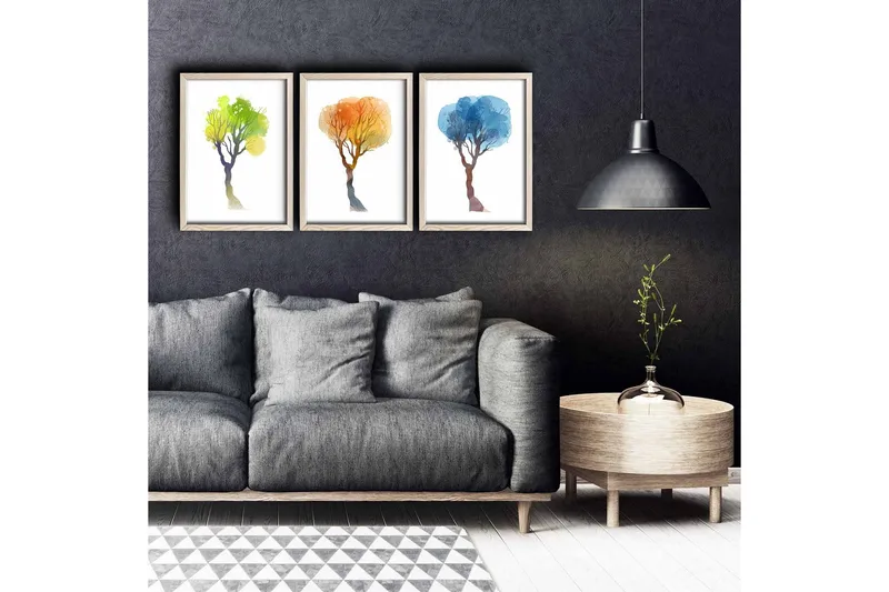 Seinäkoriste Kehystetty MDF Maalaus, undefined