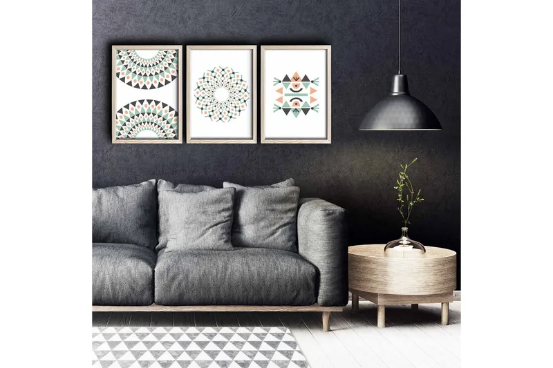 Seinäkoriste Kehystetty MDF Maalaus, undefined