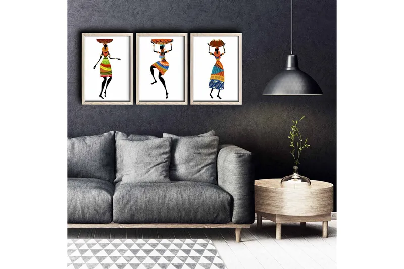 Seinäkoriste Kehystetty MDF Maalaus, undefined