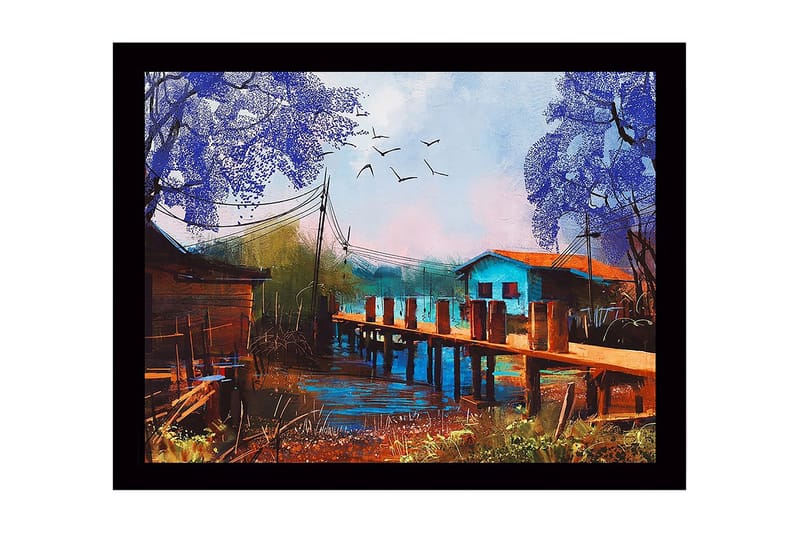 Seinäkoriste Kehystetty MDF Maalaus, undefined