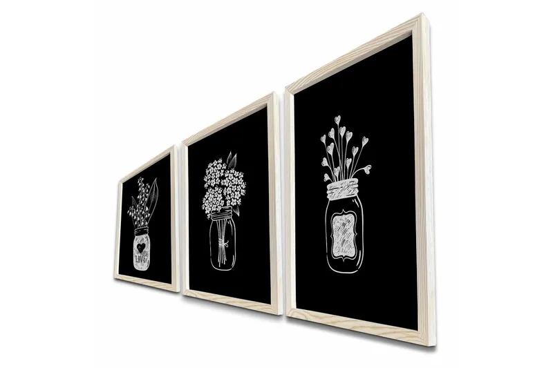 Seinäkoriste Kehystetty MDF Maalaus - Sisustustuotteet - Taulu & taide - Canvas-taulu