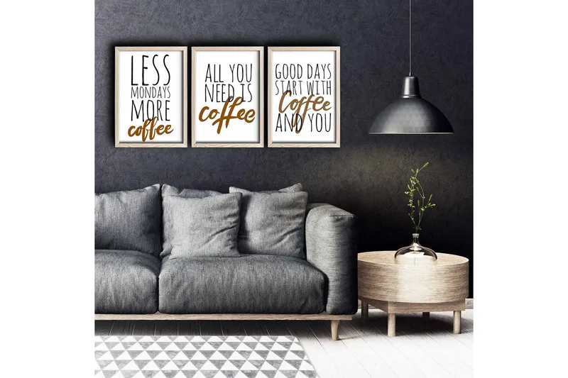 Seinäkoriste Kehystetty MDF Maalaus, undefined