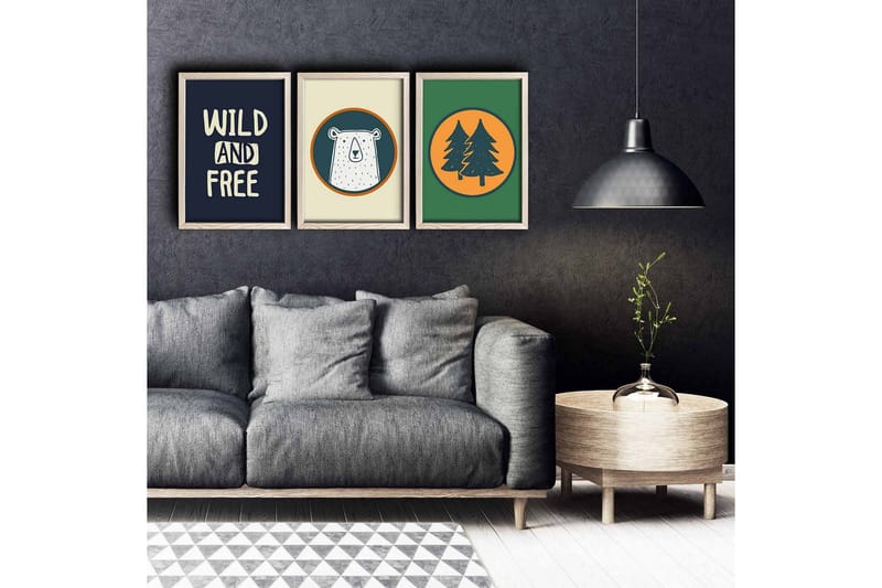 Seinäkoriste Kehystetty MDF Maalaus, undefined