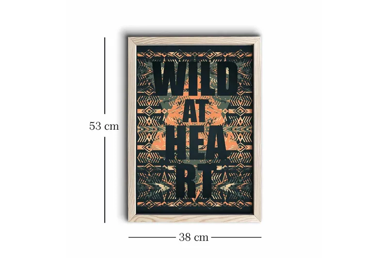 Seinäkoriste Kehystetty MDF Maalaus - Sisustustuotteet - Taulu & taide - Canvas-taulu