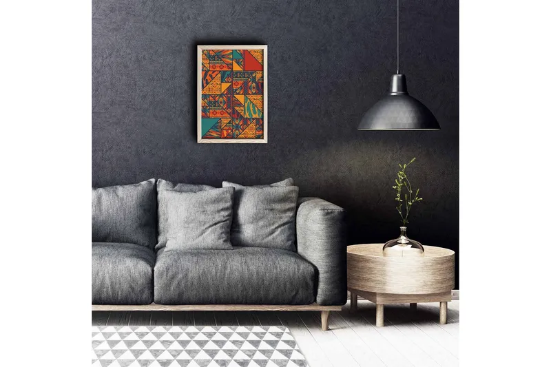 Seinäkoriste Kehystetty MDF Maalaus, undefined