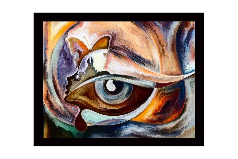 Seinäkoriste Kehystetty MDF Maalaus, undefined