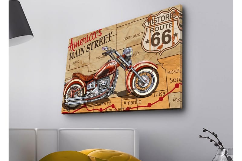 Seinäkoriste LED-valaistu Canvas Maalaus - Sisustustuotteet - Taulu & taide - Canvas-taulu