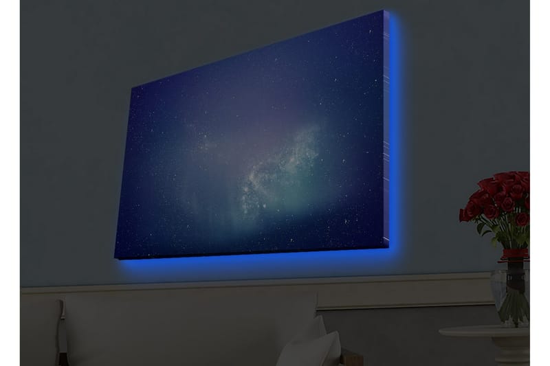 Seinäkoriste LED-valaistu Canvas Maalaus - Canvas-taulu - Seinäkoristeet