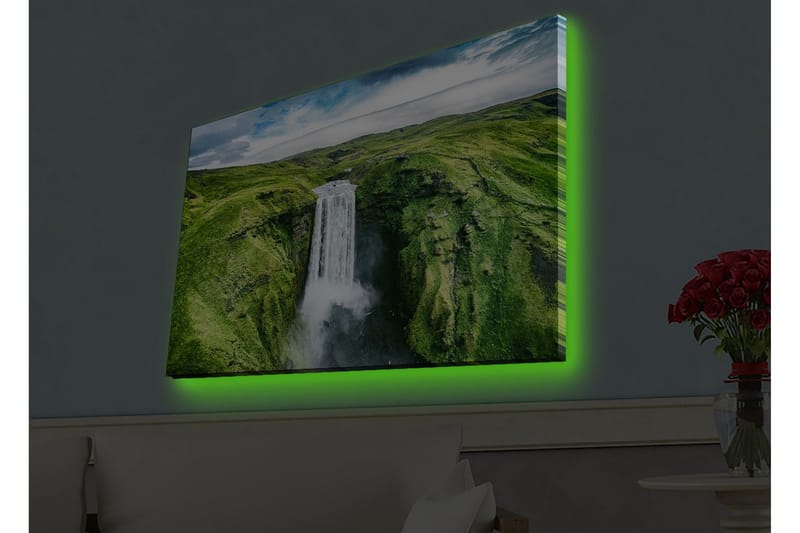 Seinäkoriste LED-valaistu Canvas Maalaus - Canvas-taulu - Seinäkoristeet