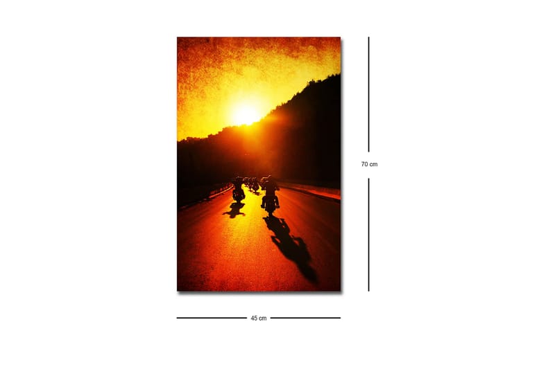 Seinäkoriste LED-valaistu Canvas Maalaus - Sisustustuotteet - Taulu & taide - Canvas-taulu