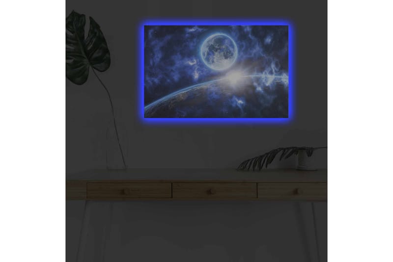 Seinäkoriste LED-valaistu Canvas Maalaus - Sisustustuotteet - Taulu & taide - Canvas-taulu