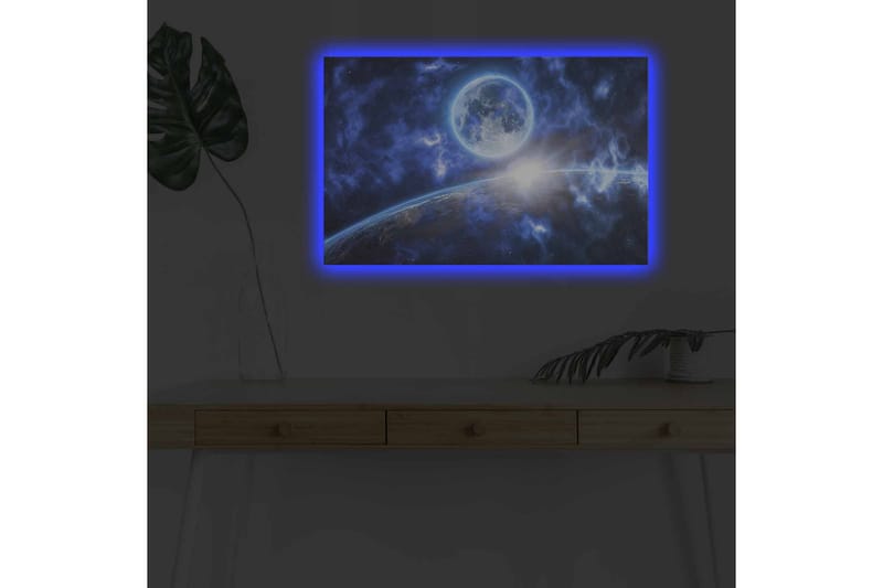 Seinäkoriste LED-valaistu Canvas Maalaus - Canvas-taulu - Seinäkoristeet