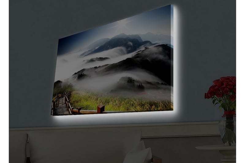 Seinäkoriste LED-valaistu Canvas Maalaus - Sisustustuotteet - Taulu & taide - Canvas-taulu