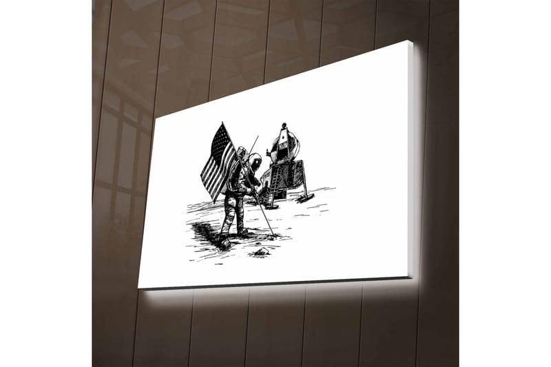 Seinäkoriste LED-valaistu Canvas Maalaus - Sisustustuotteet - Taulu & taide - Canvas-taulu