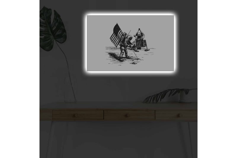 Seinäkoriste LED-valaistu Canvas Maalaus - Canvas-taulu - Seinäkoristeet