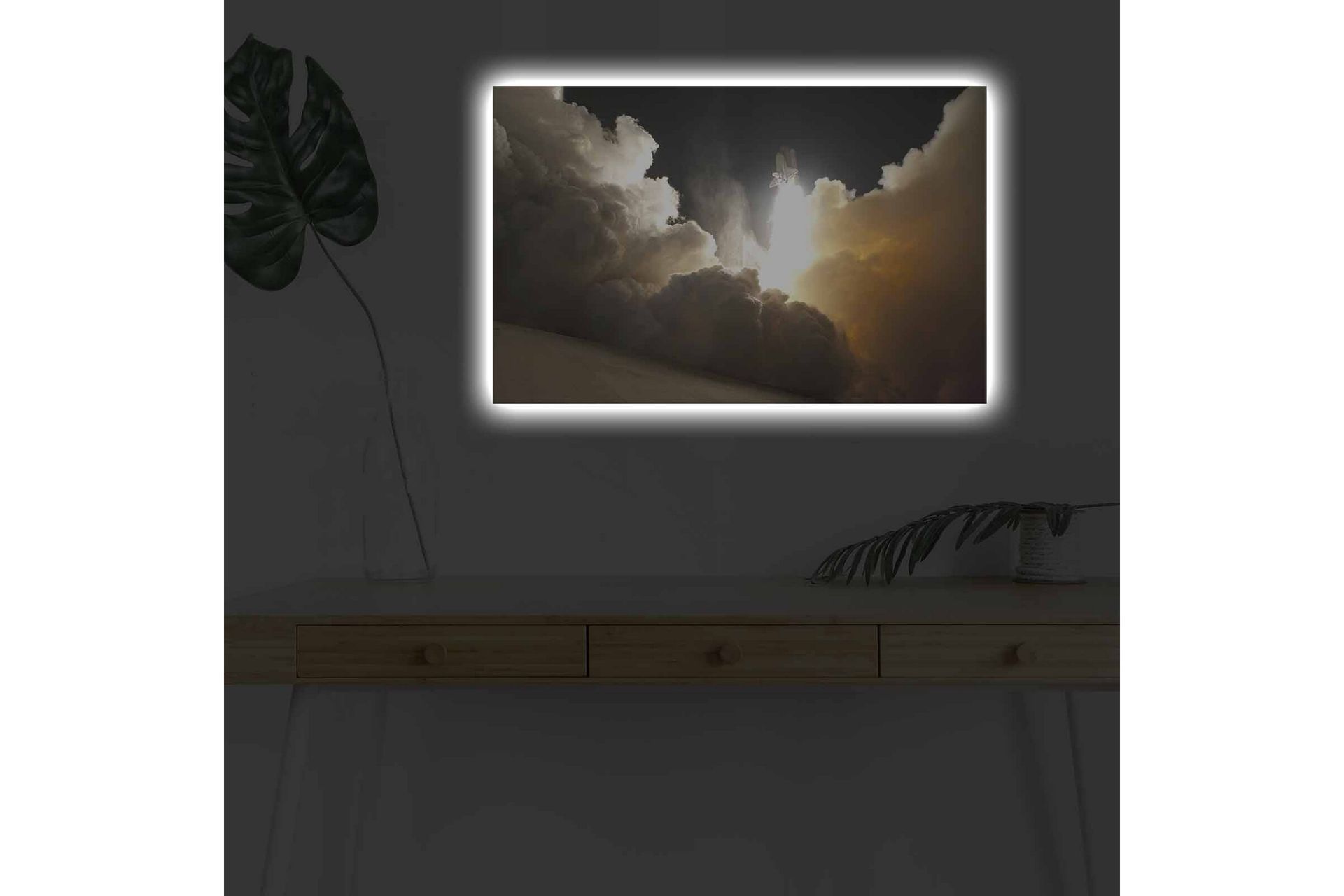 Seinäkoriste LED-valaistu Canvas Maalaus - Sisustustuotteet - Taulu & taide - Canvas-taulu