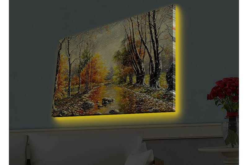 Seinäkoriste LED-valaistu Canvas Maalaus - Canvas-taulu - Seinäkoristeet