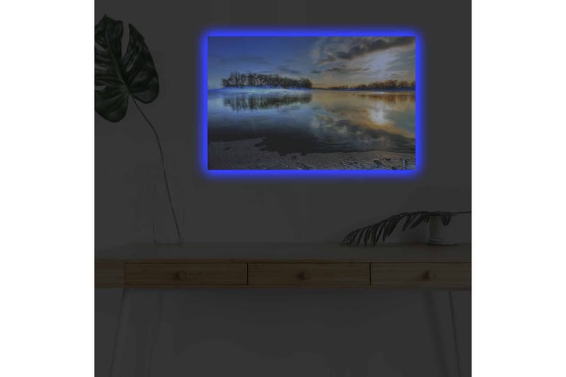 Seinäkoriste LED-valaistu Canvas Maalaus - Sisustustuotteet - Taulu & taide - Canvas-taulu