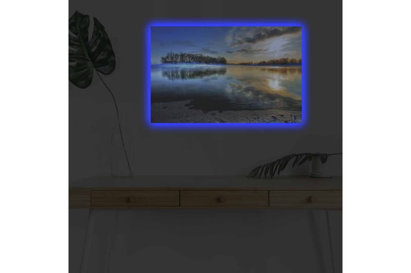 Seinäkoriste LED-valaistu Canvas Maalaus - Canvas-taulu - Seinäkoristeet