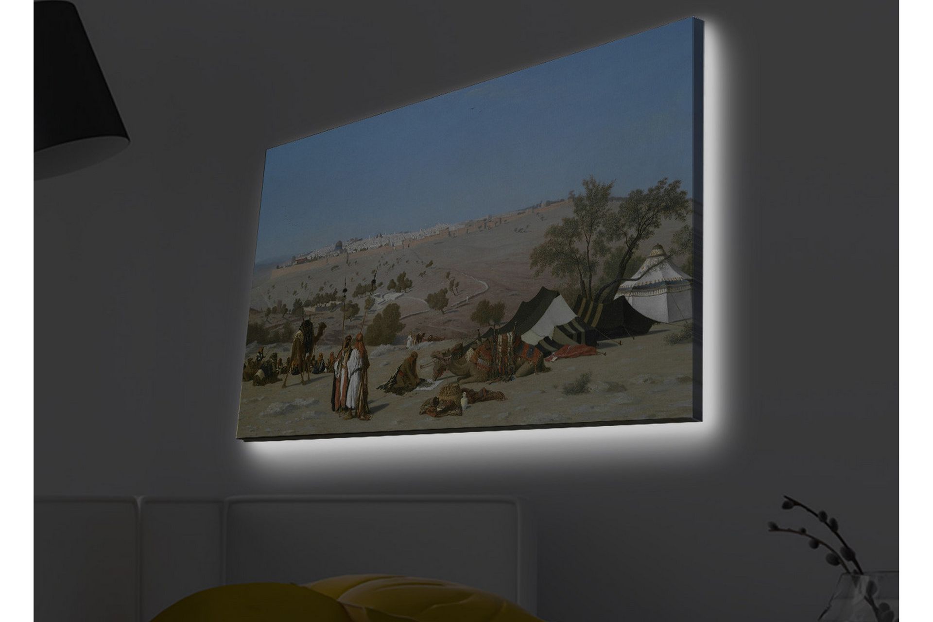 Seinäkoriste LED-valaistu Canvas Maalaus - Sisustustuotteet - Taulu & taide - Canvas-taulu