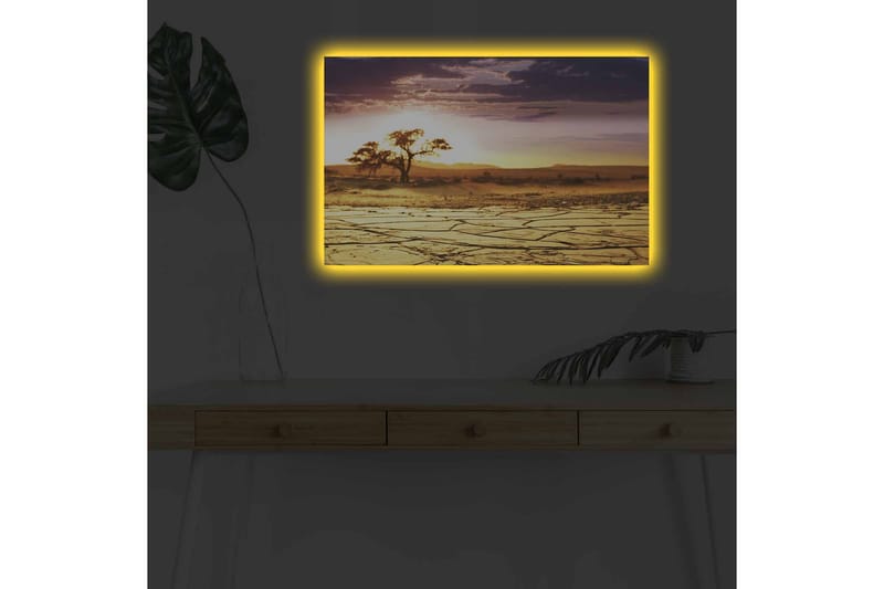 Seinäkoriste LED-valaistu Canvas Maalaus - Sisustustuotteet - Taulu & taide - Canvas-taulu
