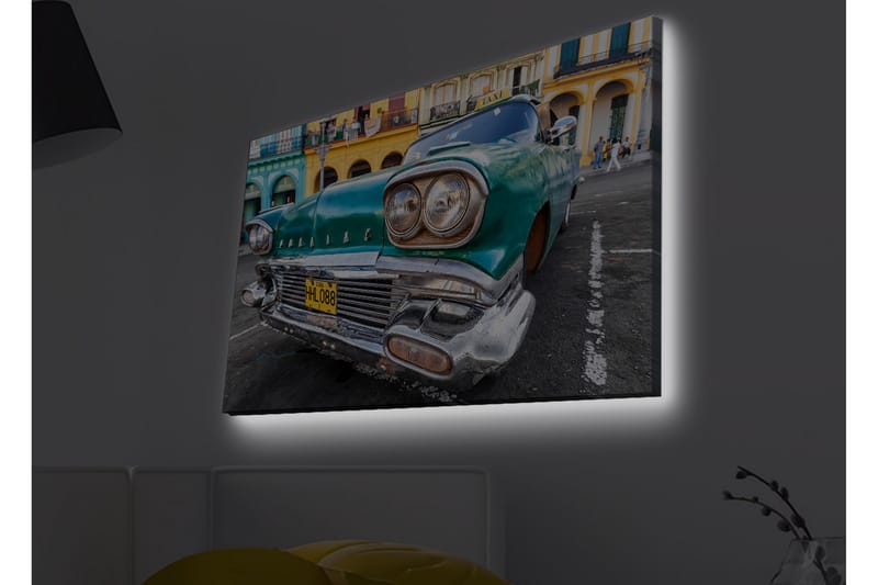 Seinäkoriste LED-valaistu Canvas Maalaus - Sisustustuotteet - Taulu & taide - Canvas-taulu