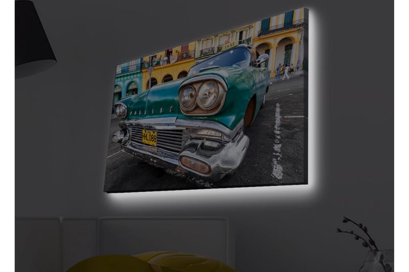 Seinäkoriste LED-valaistu Canvas Maalaus - Canvas-taulu - Seinäkoristeet