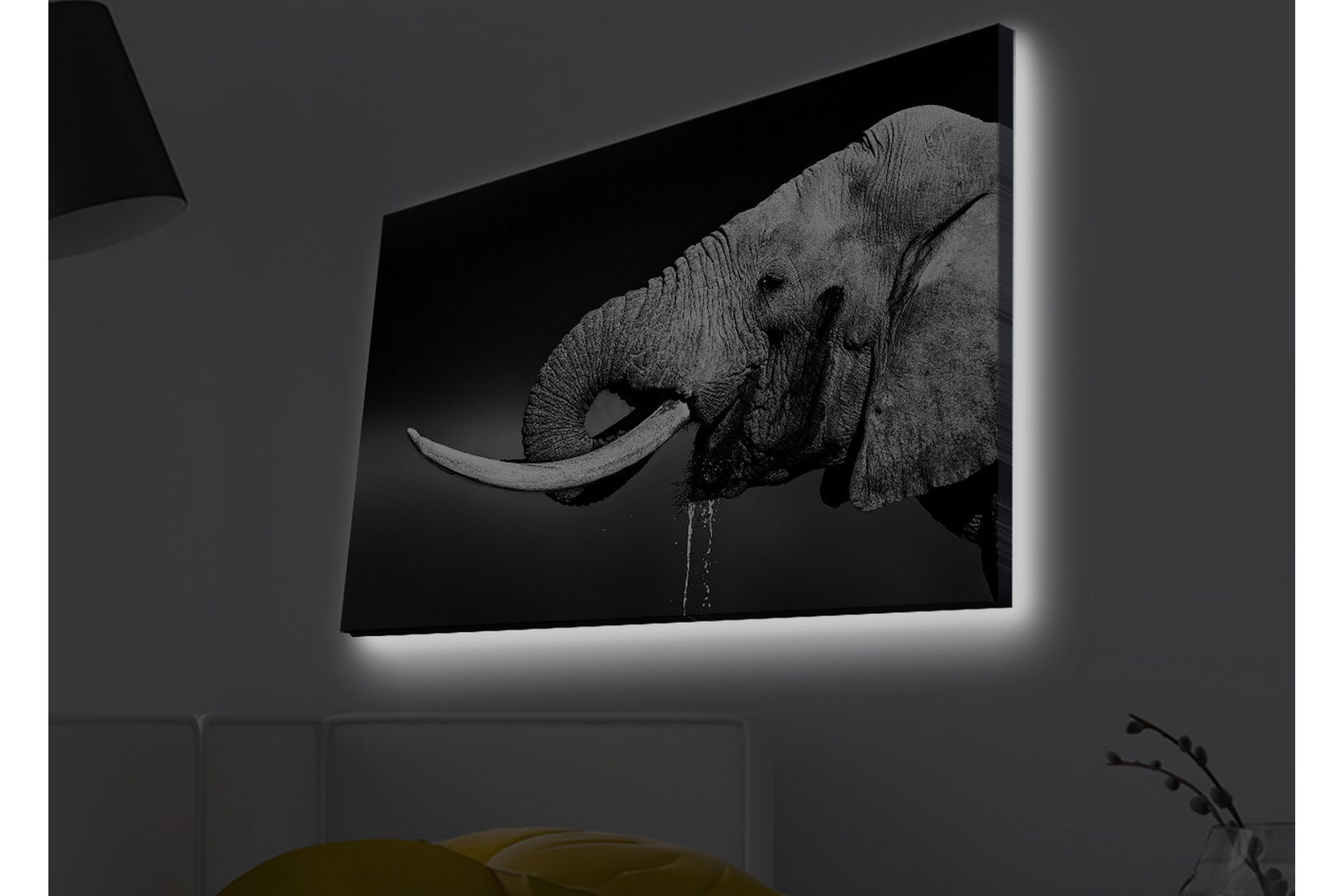 Seinäkoriste LED-valaistu Canvas Maalaus - Sisustustuotteet - Taulu & taide - Canvas-taulu