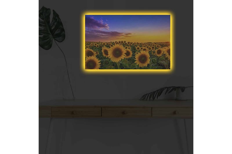 Seinäkoriste LED-valaistu Canvas Maalaus - Canvas-taulu - Seinäkoristeet