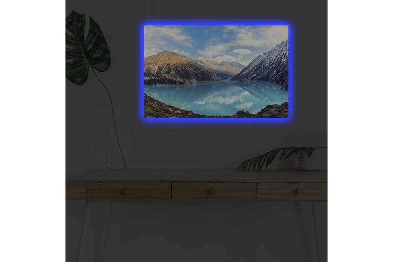 Seinäkoriste LED-valaistu Canvas Maalaus - Canvas-taulu - Seinäkoristeet