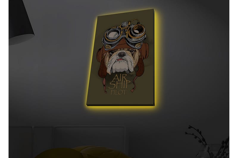 Seinäkoriste LED-valaistu Canvas Maalaus - Sisustustuotteet - Taulu & taide - Canvas-taulu