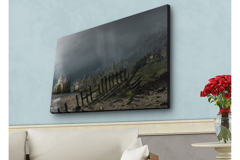 Seinäkoriste LED-valaistu Canvas Maalaus - Sisustustuotteet - Taulu & taide - Canvas-taulu