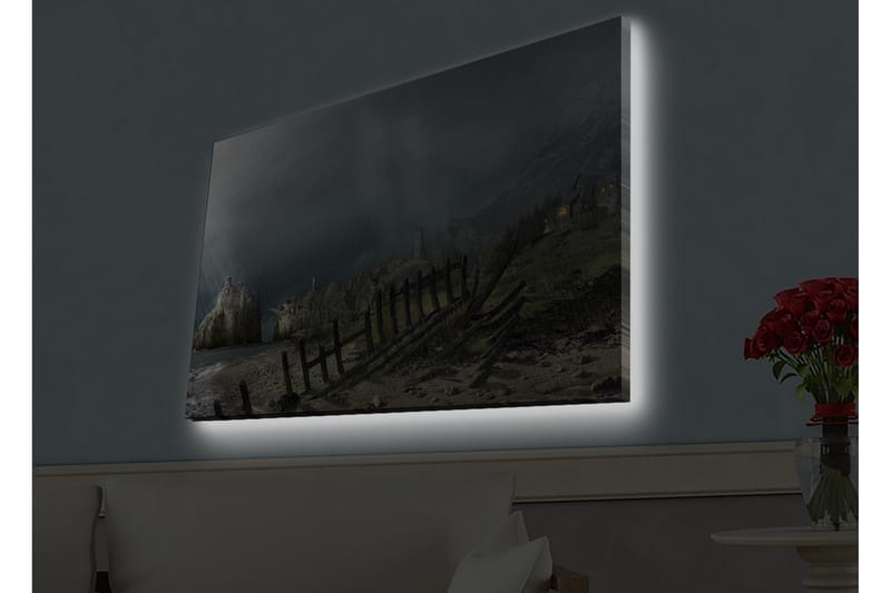 Seinäkoriste LED-valaistu Canvas Maalaus - Sisustustuotteet - Taulu & taide - Canvas-taulu