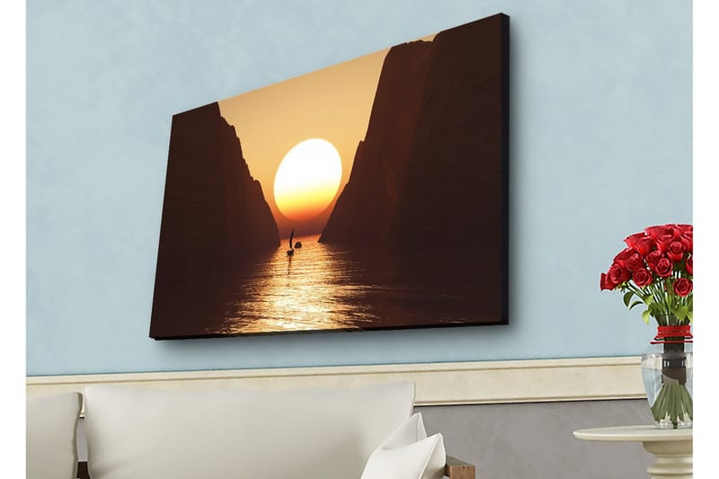 Seinäkoriste LED-valaistu Canvas Maalaus - Canvas-taulu - Seinäkoristeet