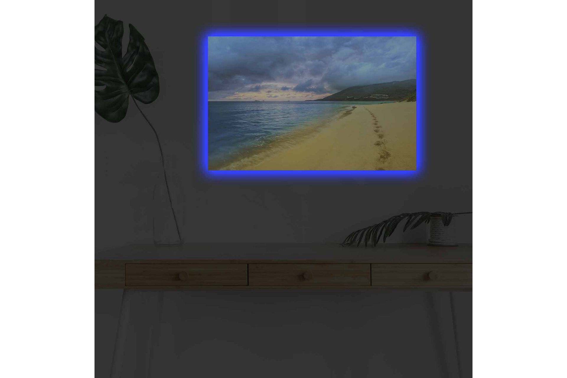 Seinäkoriste LED-valaistu Canvas Maalaus - Sisustustuotteet - Taulu & taide - Canvas-taulu