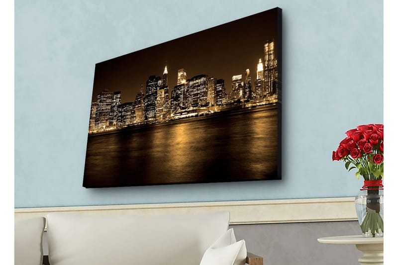 Seinäkoriste LED-valaistu Canvas Maalaus - Sisustustuotteet - Taulu & taide - Canvas-taulu