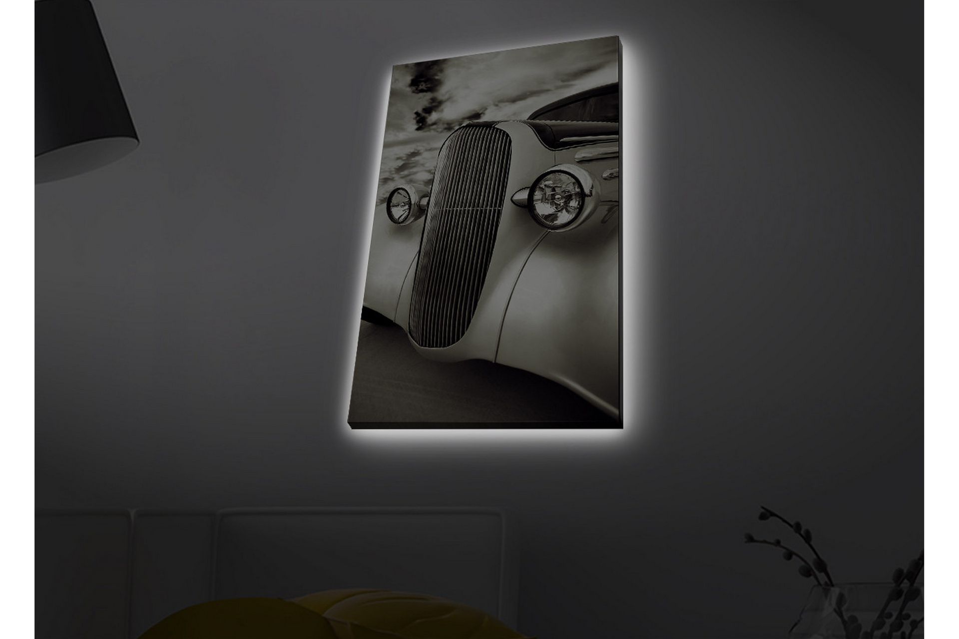 Seinäkoriste LED-valaistu Canvas Maalaus - Sisustustuotteet - Taulu & taide - Canvas-taulu