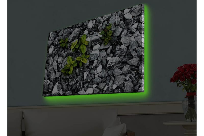 Seinäkoriste LED-valaistu Canvas Maalaus - Sisustustuotteet - Taulu & taide - Canvas-taulu