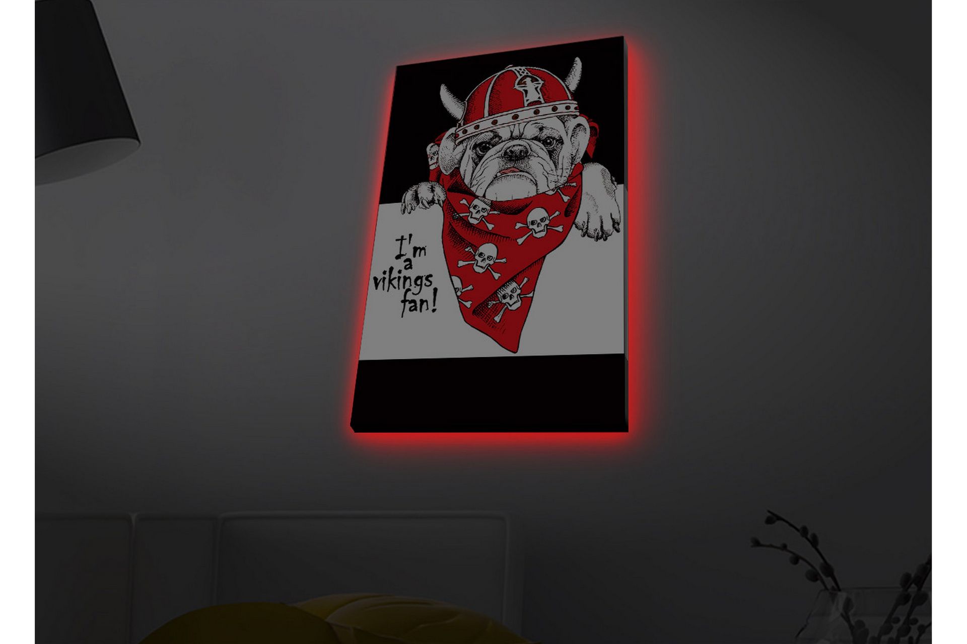 Seinäkoriste LED-valaistu Canvas Maalaus - Sisustustuotteet - Taulu & taide - Canvas-taulu