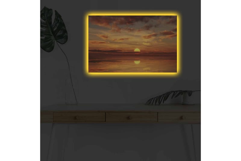 Seinäkoriste LED-valaistu Canvas Maalaus - Sisustustuotteet - Taulu & taide - Canvas-taulu